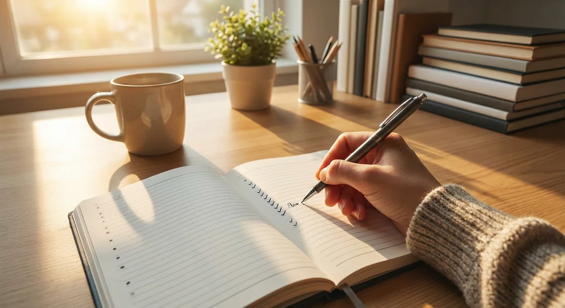 Prise de notes pour préparer sa défense face à un manipulateur